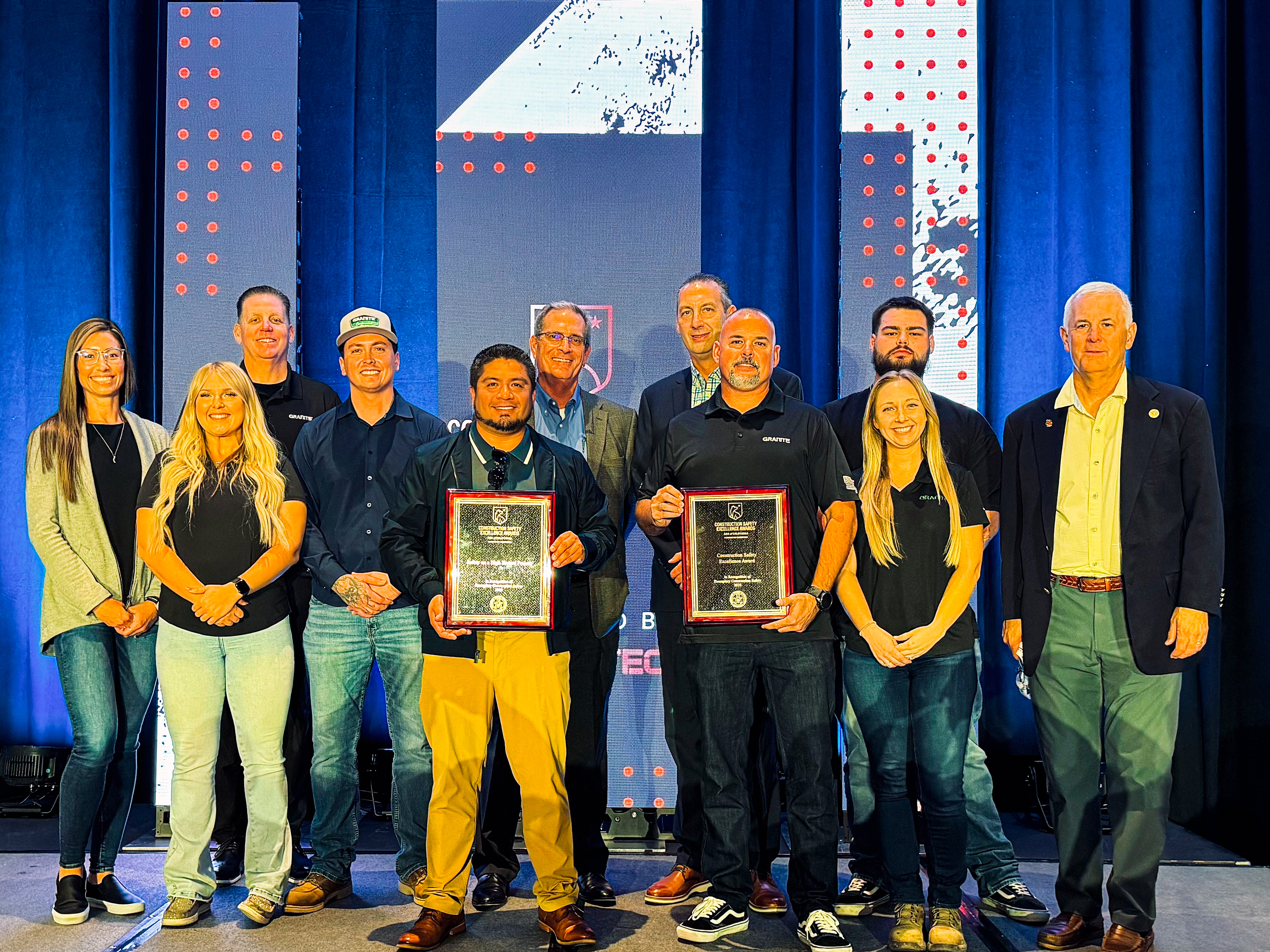 Celebrating Safety: Granite Honored at 2025 AGC of California CONSTRUCT Awards