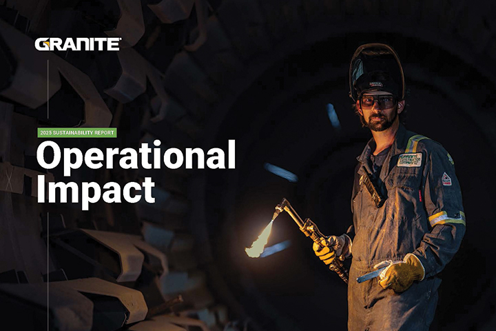 Granite Publishes Annual Sustainability Report