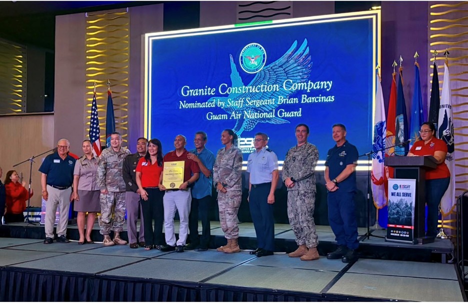 Granite Guam Honored with 2025 Pro Patria Award