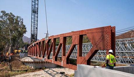 Jilk Heavy Construction Razes Fire-Ravaged Bridge, Granite Builds New Key Crossing