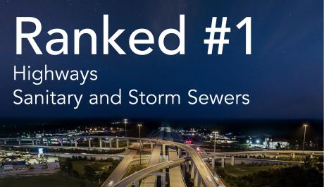 ENR Ranks Granite Number One in both Highways and Sanitary & Storm Sewers and Number Two in the Mining Market