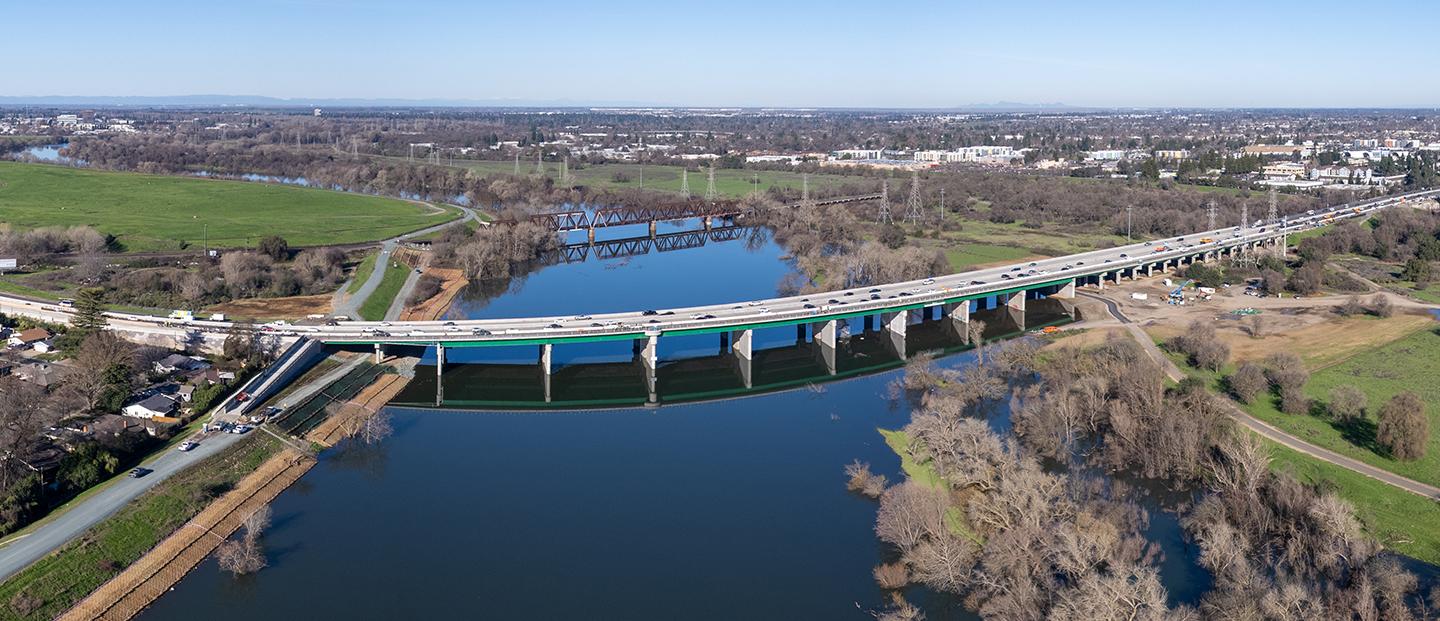 The American River Bridge 
