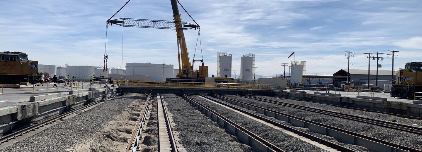 Granite’s Union Pacific Railroad West Colton Yard Transfer Table Project Receives Associated General Contractors of California 2020 Constructor Award