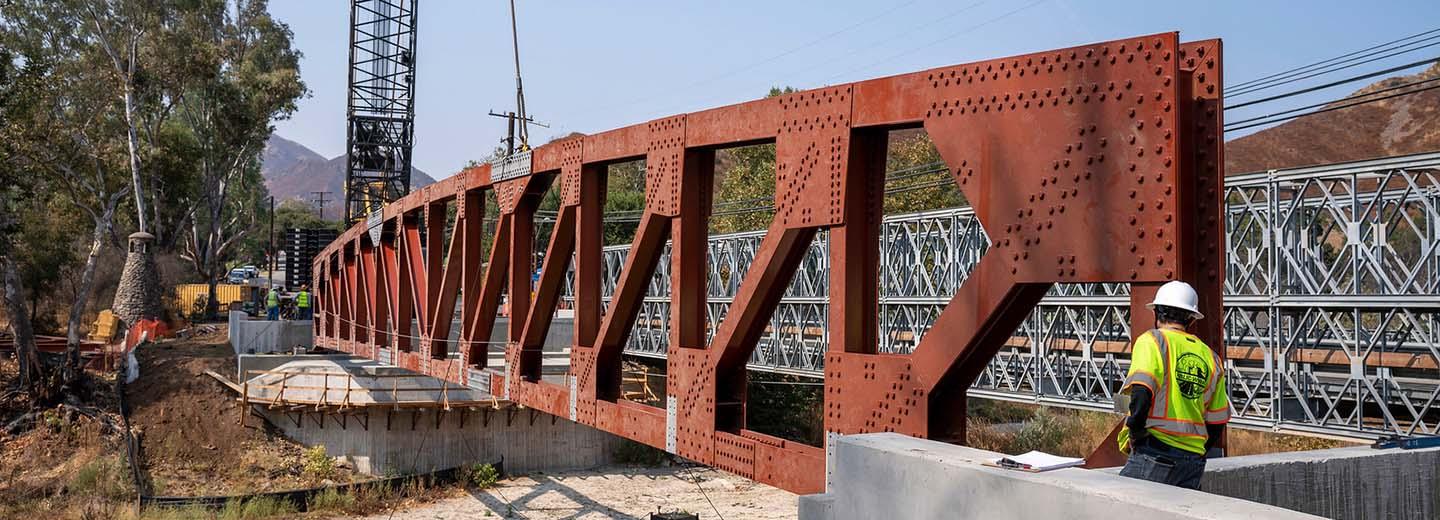 Jilk Heavy Construction Razes Fire-Ravaged Bridge, Granite Builds New Key Crossing