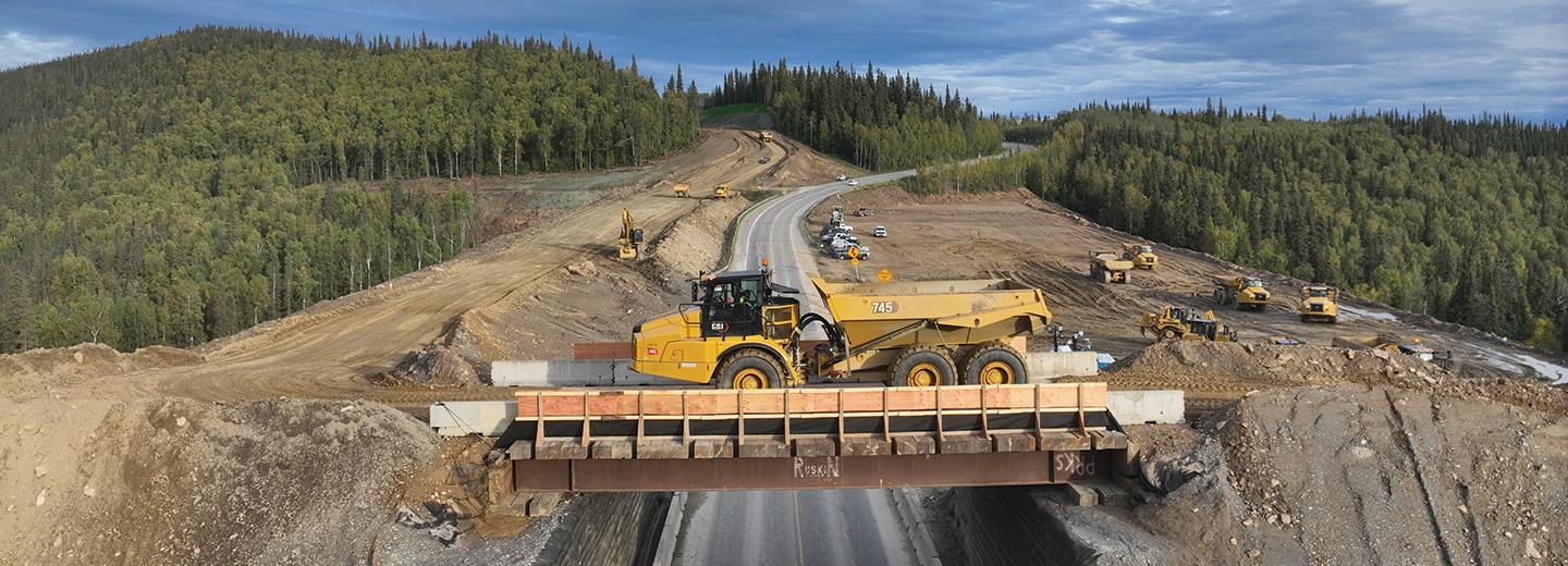 Granite Awarded Parks Highway MP 315–325 Reconstruction Project in Alaska